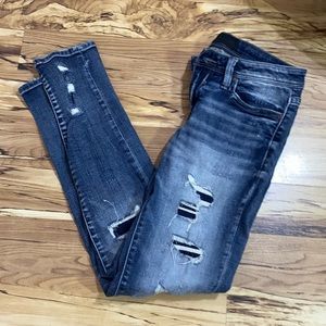 Buckle Black skinny jeans